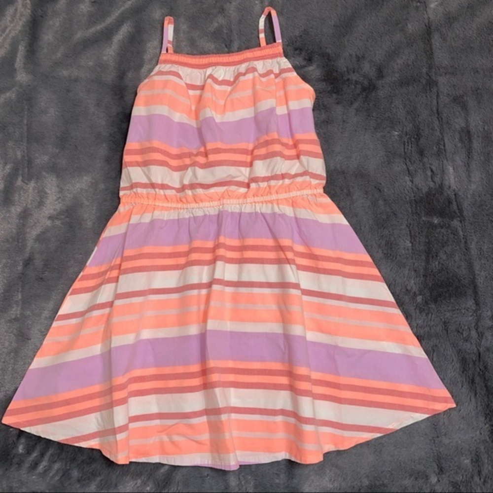 Crazy 8 summer dress size M (7-8) coral & light purple